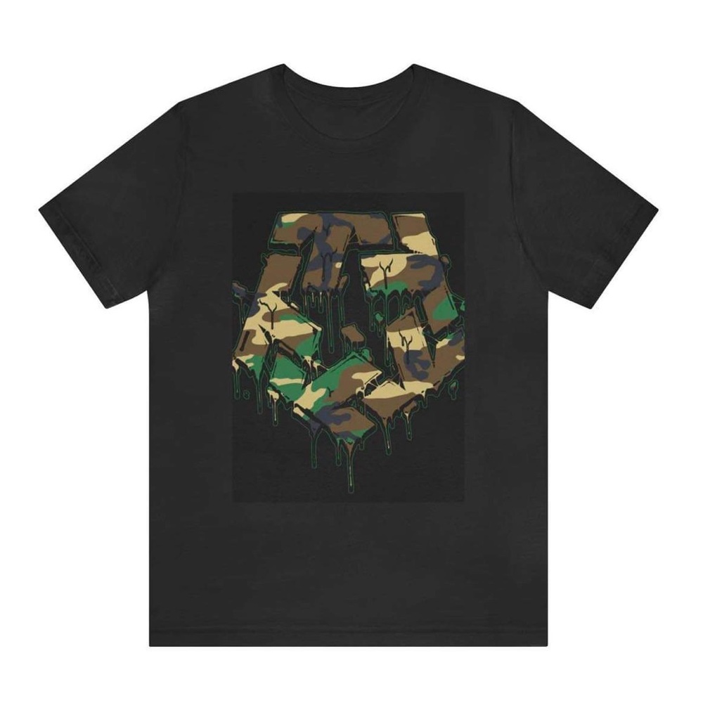 Mens tshirt camouflage Camo star